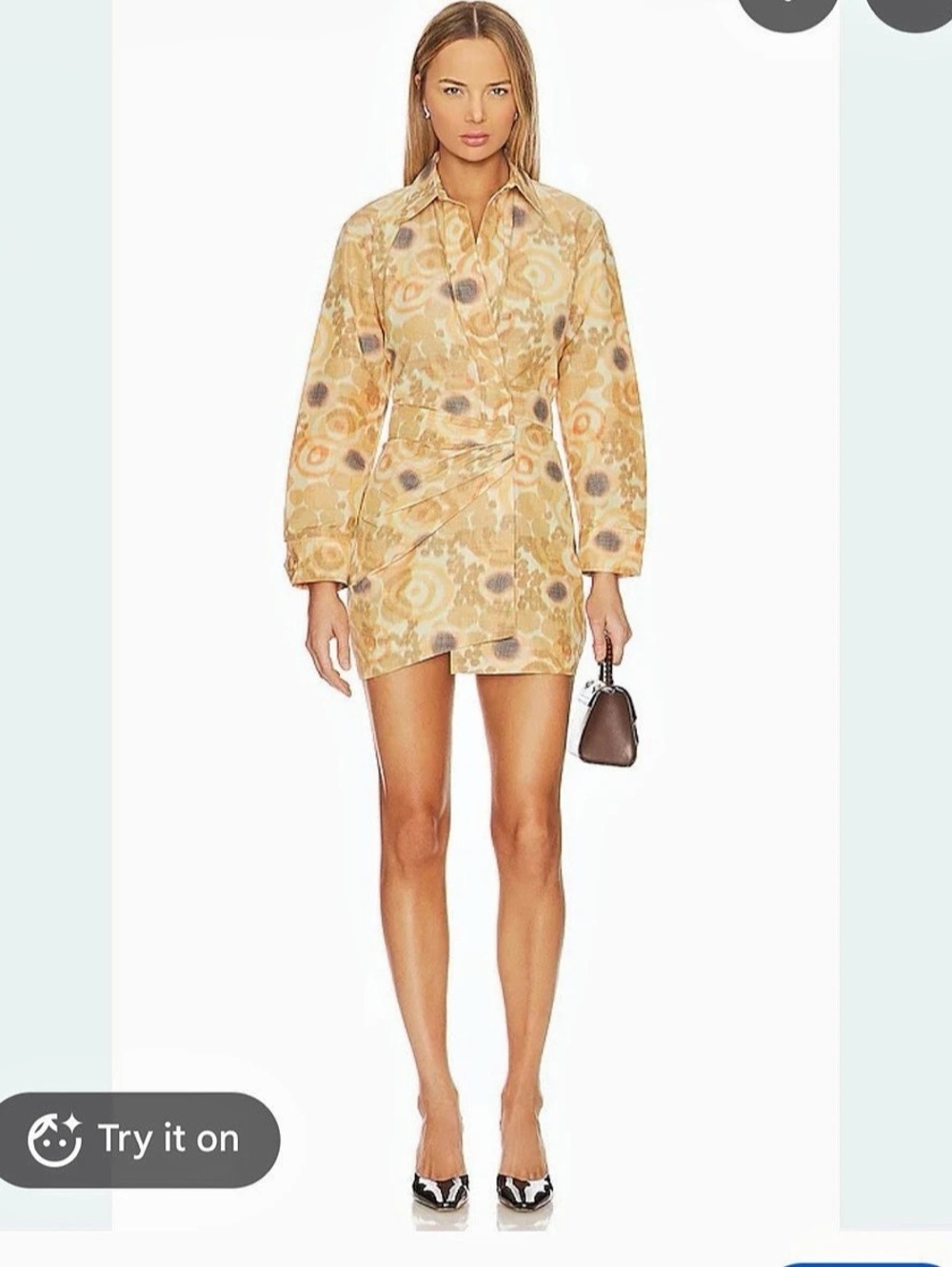 Alexis Nordeen Abstract Mini Dress Size Small Like New